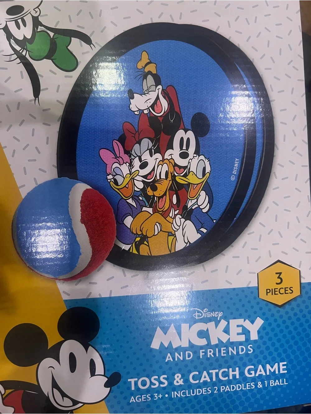 BRAND NEW Disney Mickey & Friends Blue Toss & Catch Game